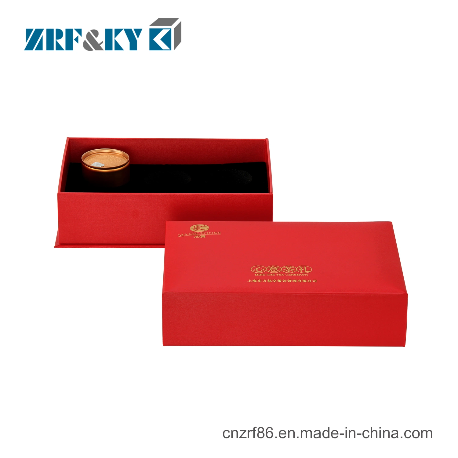 Lujo personalizado regalos especiales de papel estaño cajas de embalaje de bolsas de té