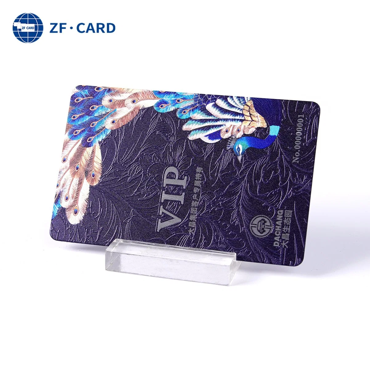 Custom Plastic RFID Business Card Memory Smart Digital PVC NFC Business Card with Logo