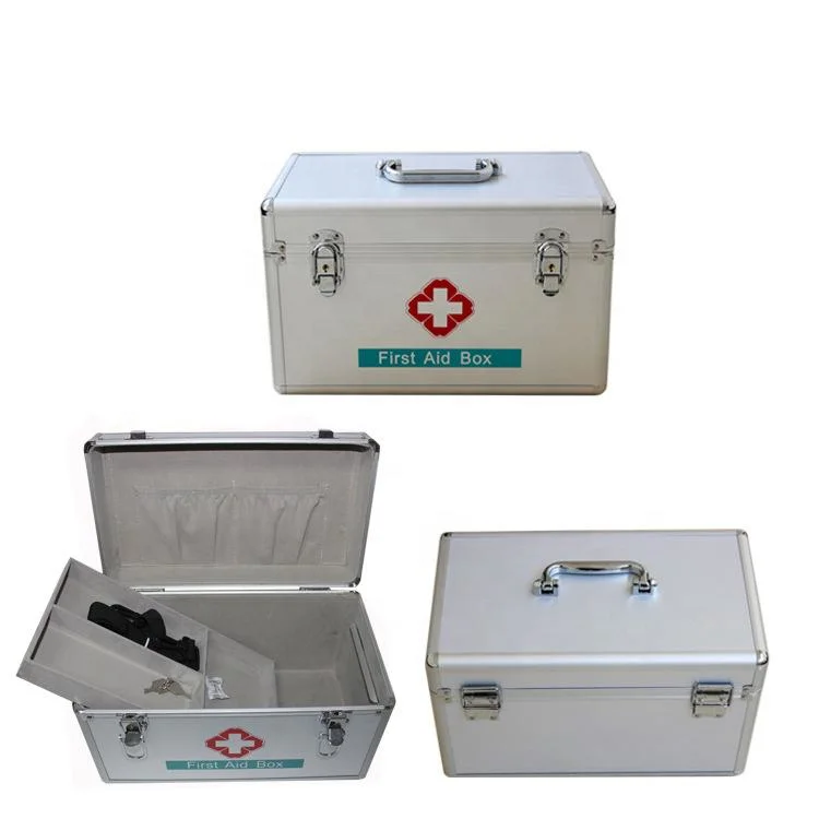 Safety Medical Instrument Practical First Aid Metal Cabinet for Clinical Hospital