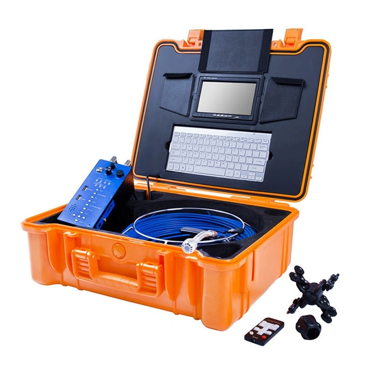 Pipe Inspection Camera, 7 Inch Monitor Sewer Industrial Endoscope 20m Cable