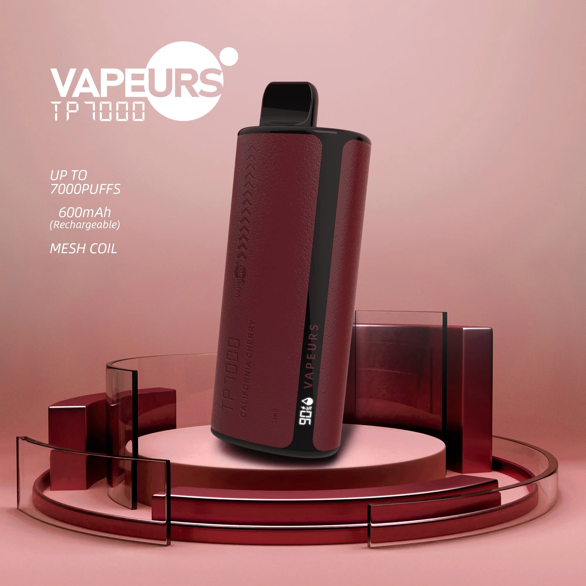 Vapeurs Republic Ti7000 pantalla de alta calidad lápiz desechable VAPE