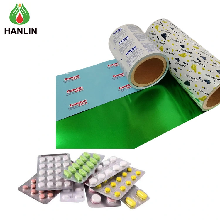 Pharmaceutical Packaging Material Aluminum Foil Printed 20/25/30 Micron Medicine Blister Pack Aluminum Foil