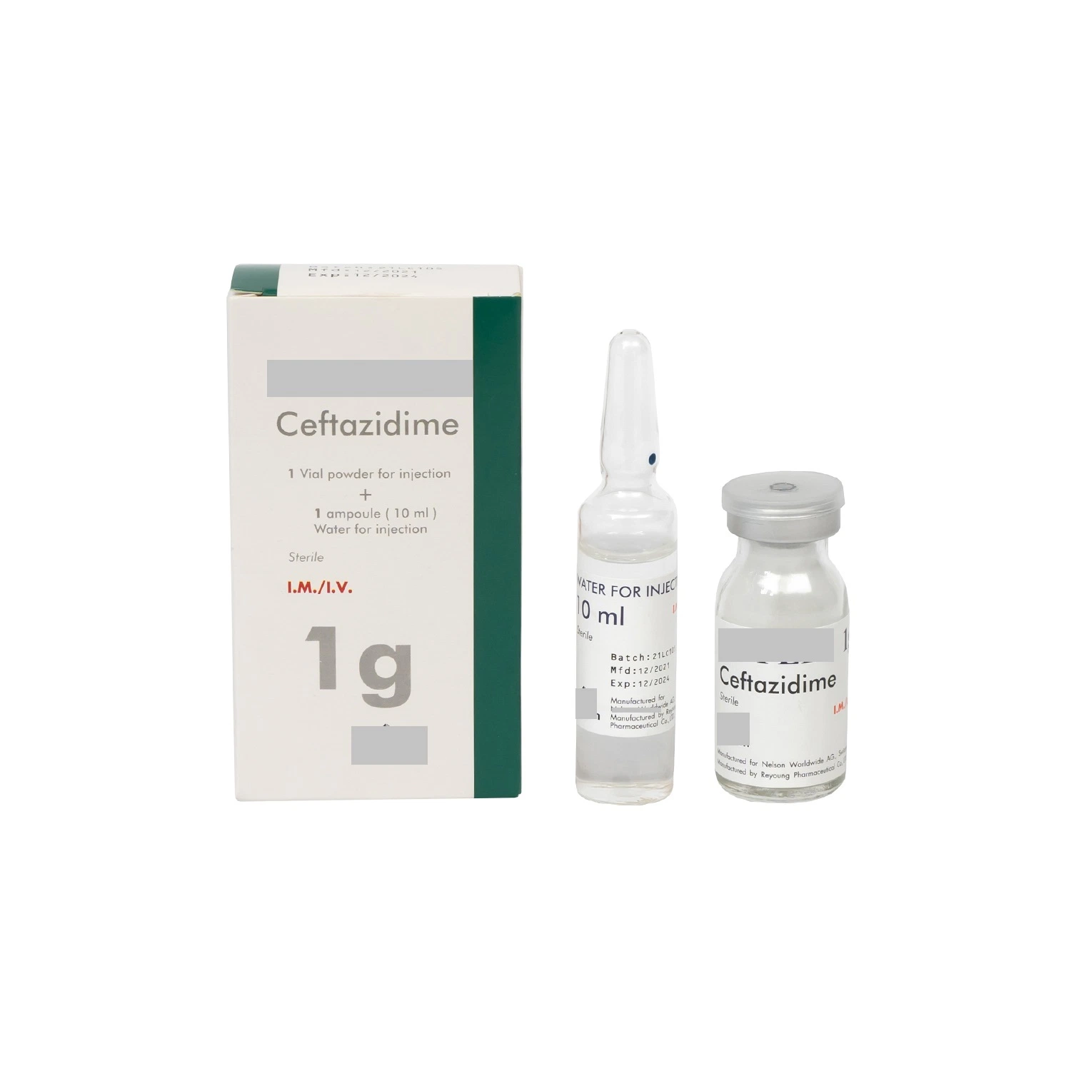 Best Seller of Cephalosporin/Ceftazidime for Injection /GMP/OEM