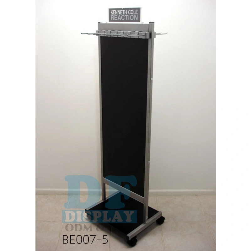 Metal Iron Display Rack Stand with Hanger for Retail Underwear Belt Glove Display Rack