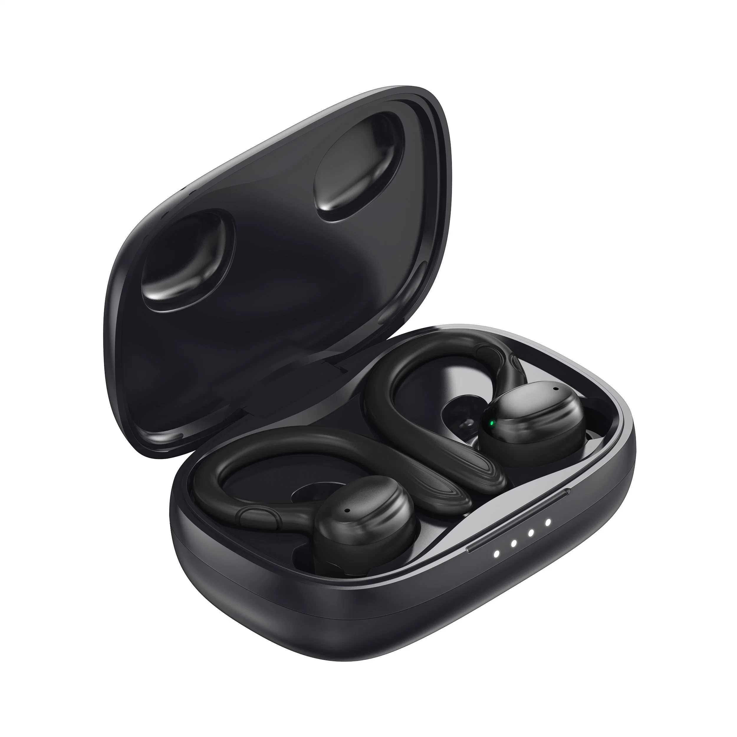 Hot New Ear Hook Headphones Private Mold I24 Black Waterproof Tws Wireless Sports Headphones