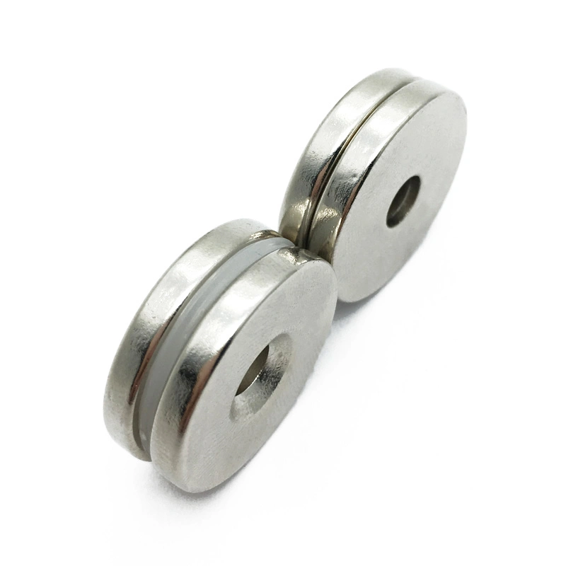 High quality/High cost performance  Radial Ring Magnet Magnet with Screw Hole Countersunk