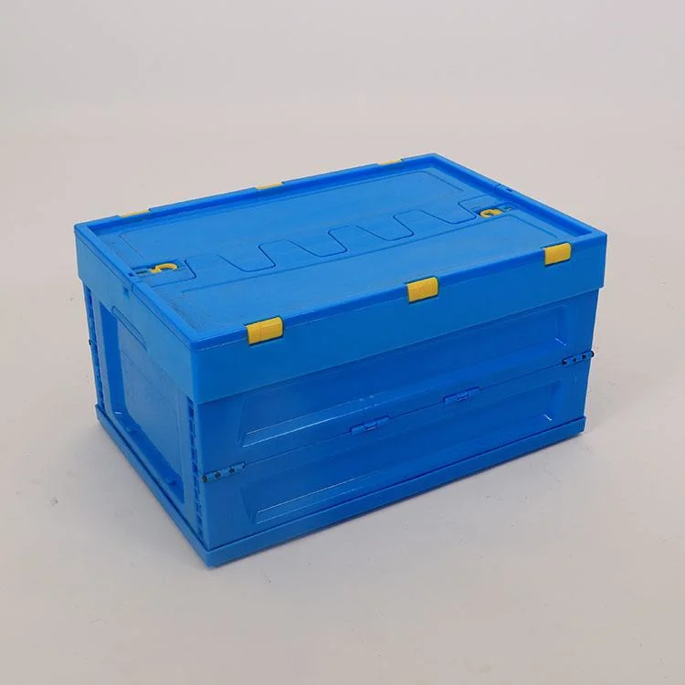 Collapsible Movable and Foldable Storage Crates Plastic Boxes for Fruit and Vegetables