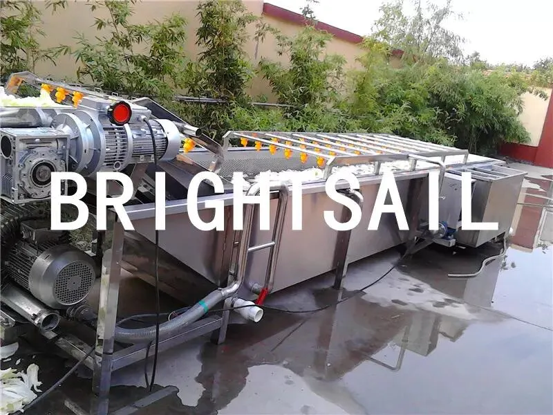 Brightsail Industrial de frutas y verduras Lavadores de aire burbuja de limpieza de equipos Lavadora de burbujas