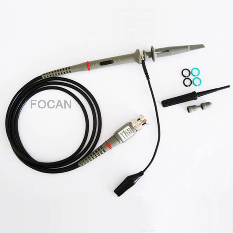 P6139 P6139A P6139B Kit de sonda de osciloscopio BNC 100MHz 1X 10X Analizador de osciloscopio de alta precisión Mayitr puntas de prueba con pinzas de cocodrilo