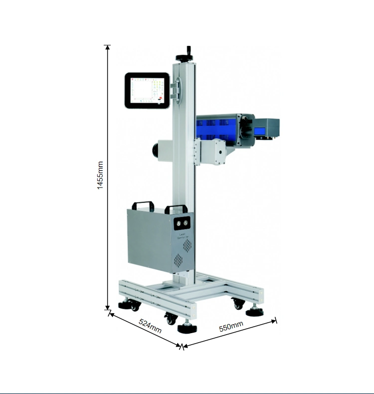 Portable Flying CO2 Laser Machine High Efficiency for Wood/Drug