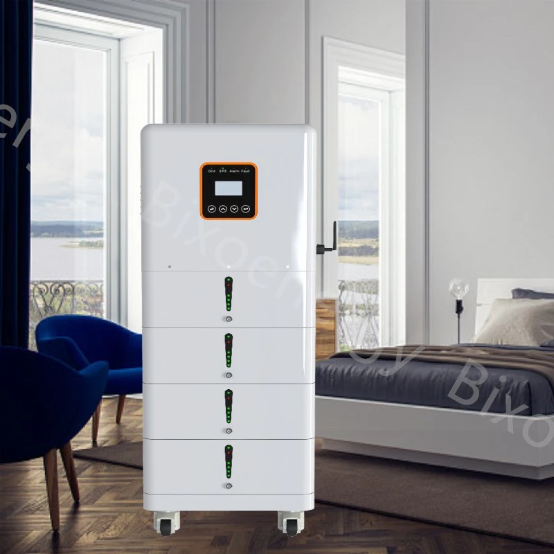 48V 20kwh LiFePO4 Stapelbare Lithium-Batterien Inverter All in One Für Haus Energiespeicher Batterie Sonnensystem Tiefzyklus Batterie