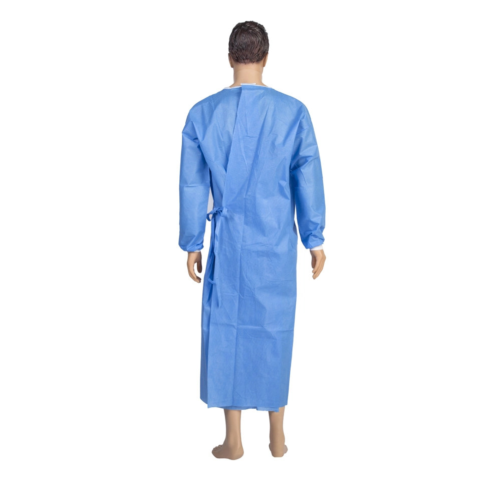 Medical SMS Nonwoven Disposable Protective Wholesale/Supplier Supplies Sterilized Hospital Operating Gown