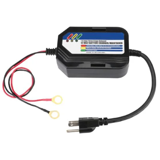 1.5A/12V 3-Step Fast Charging Smart Car Battery Charger