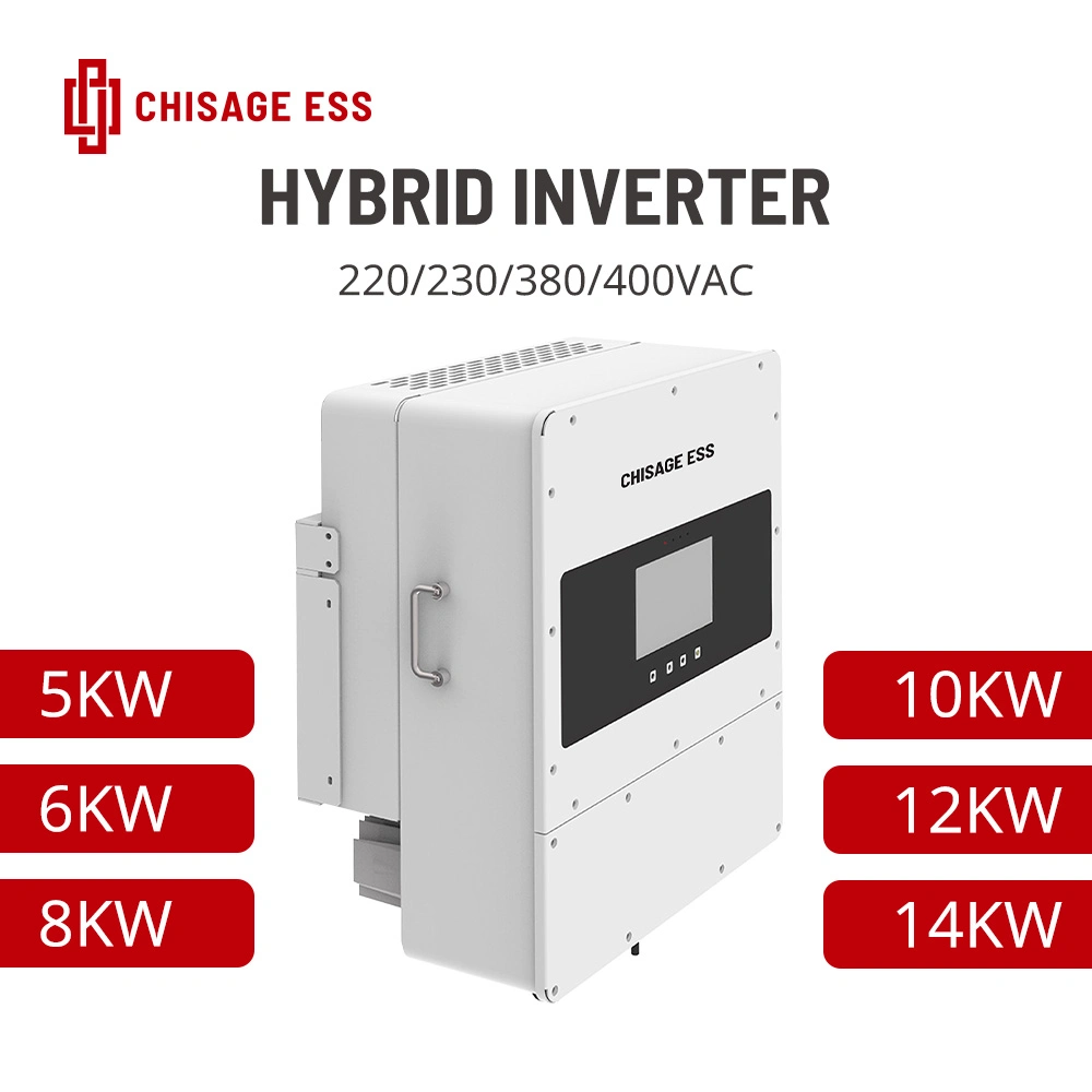 Chisage Ess Mars 12kw IP65 Grade Three Phase on and off Grid Hybrid Inverter