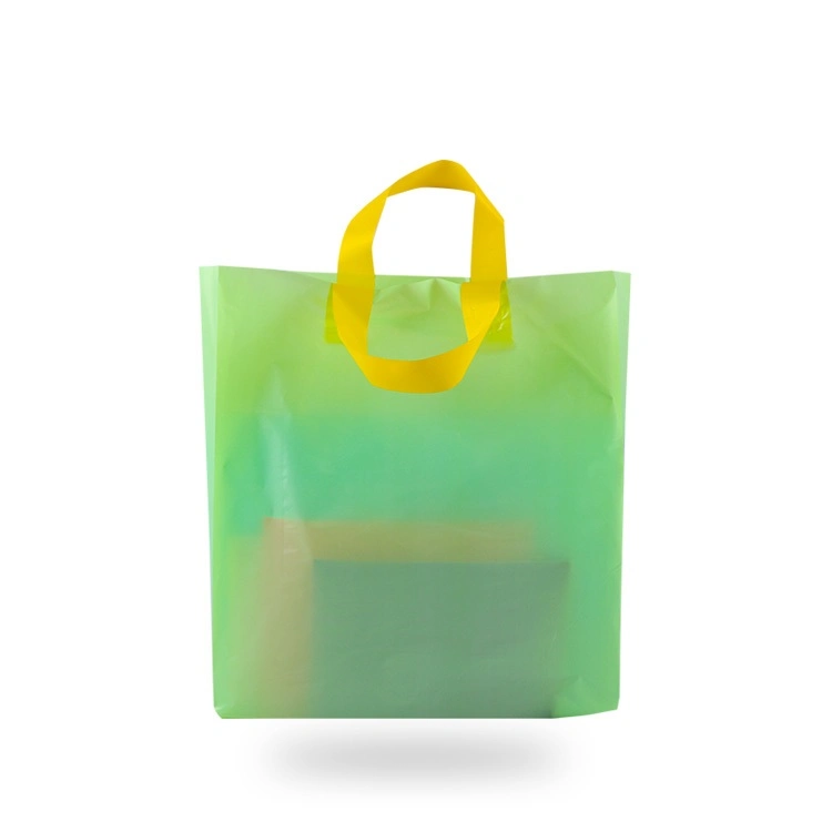 Retail Plastic Shopping Tote Bags with Handles