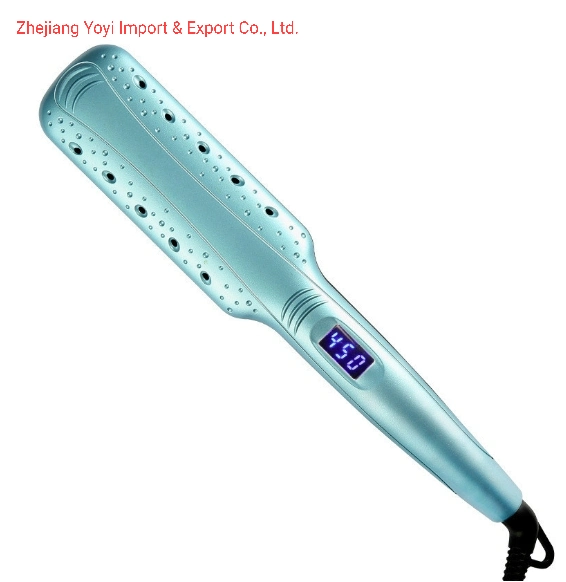 Professional LCD Display Flat Iron Negative Ions Infrared Straightening Hair Straightener