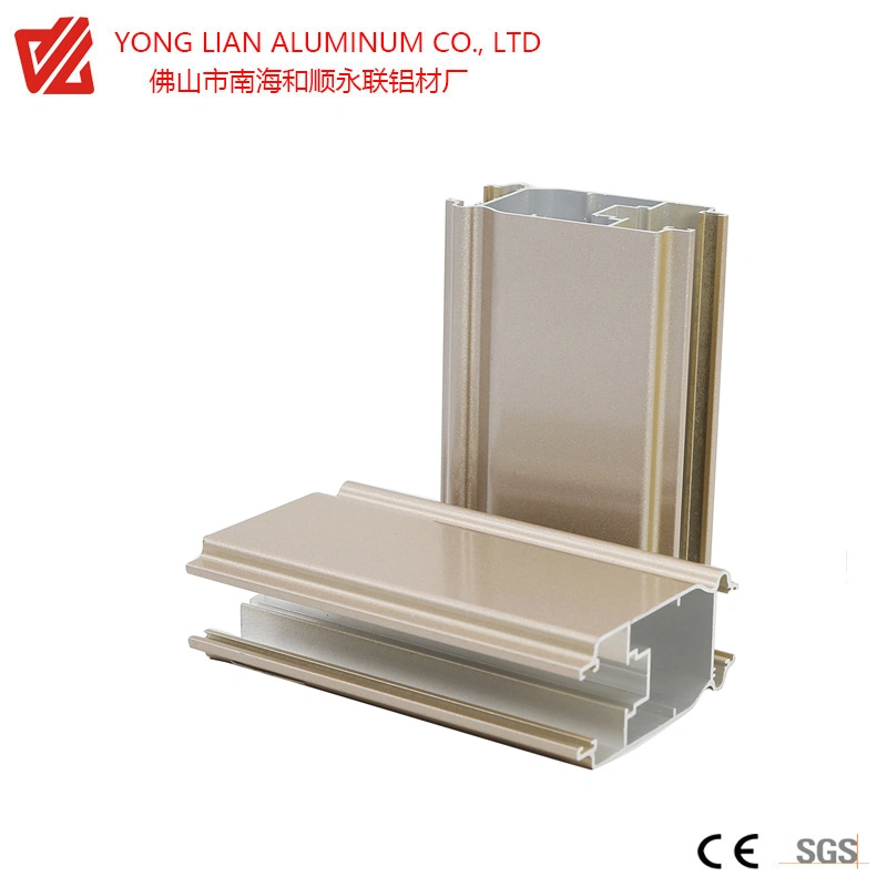 Aluminum Profile Section in 90series Window and Door for Buiolding Materials