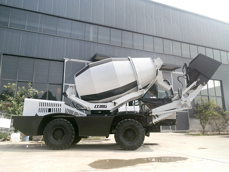 Lmg Nouveau camion mélangeur de béton à chargement automatique 4 mètres cubes