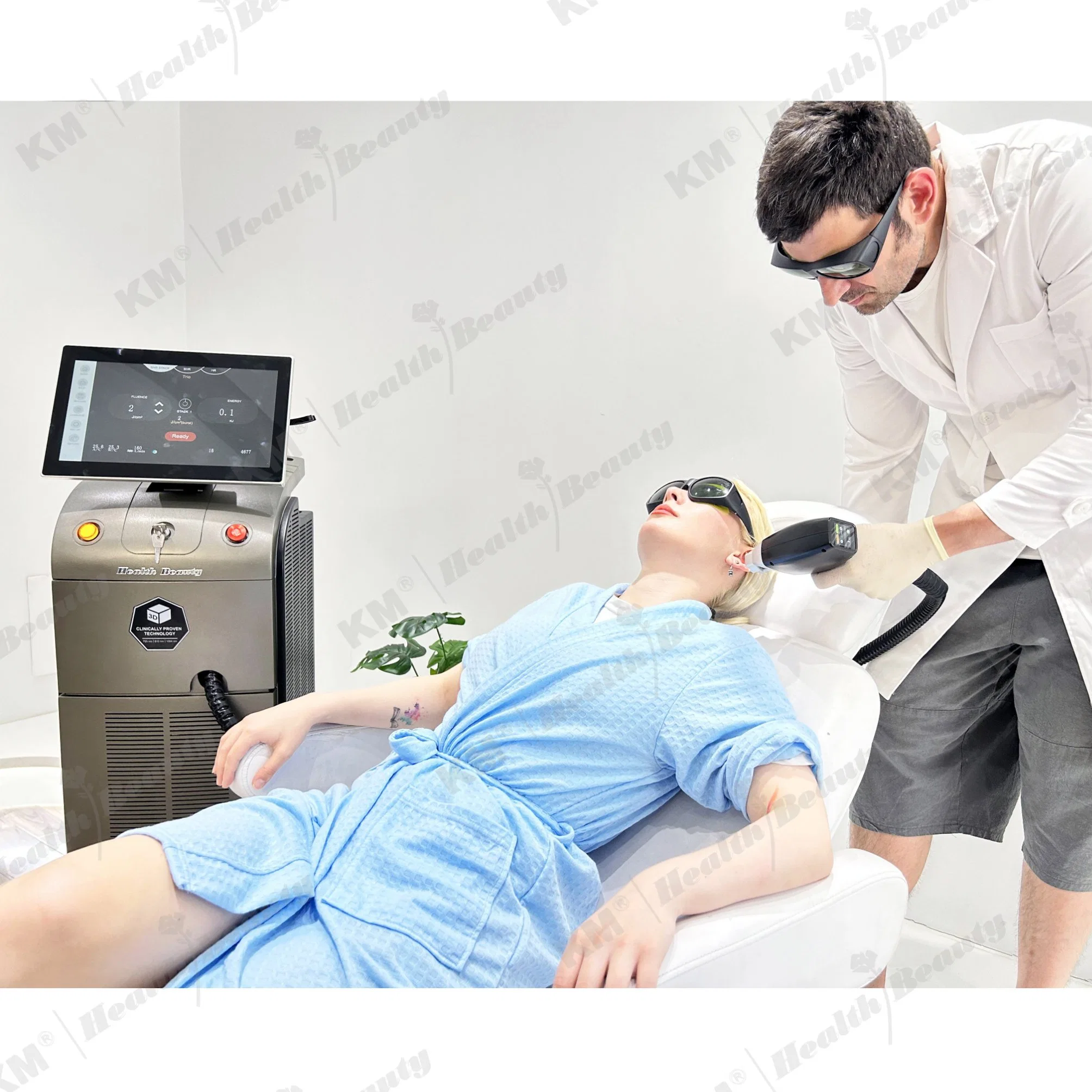 Faustralia TGA Approved Epilierer Laser Haarentfernungsmaschine / Titan 808nm Diodenlaser/ Laserdiodo zur Haarentfernung