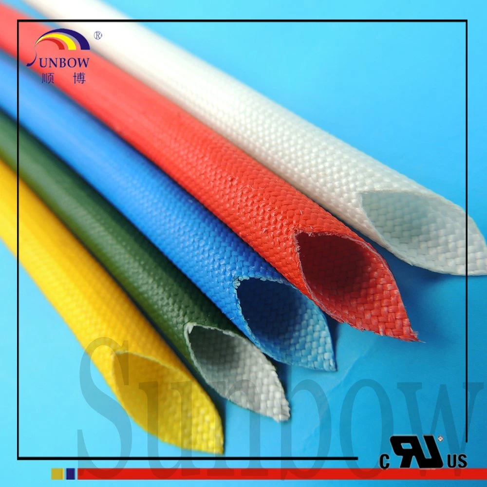 Fiber Glass Braided Sleeving with Silicone Rubber Coating