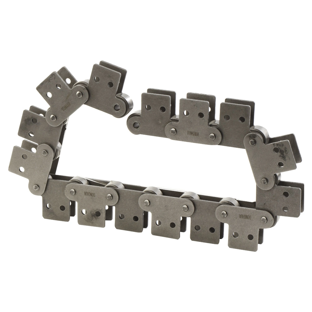 Internationally recognized industrial roller chain with straight side plate