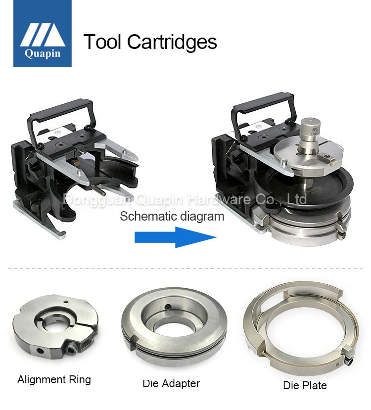 Outils cartouches/support/bague d'alignement/adaptateur de matrice pour poinçon tridirectionnelle CNC Trupunch