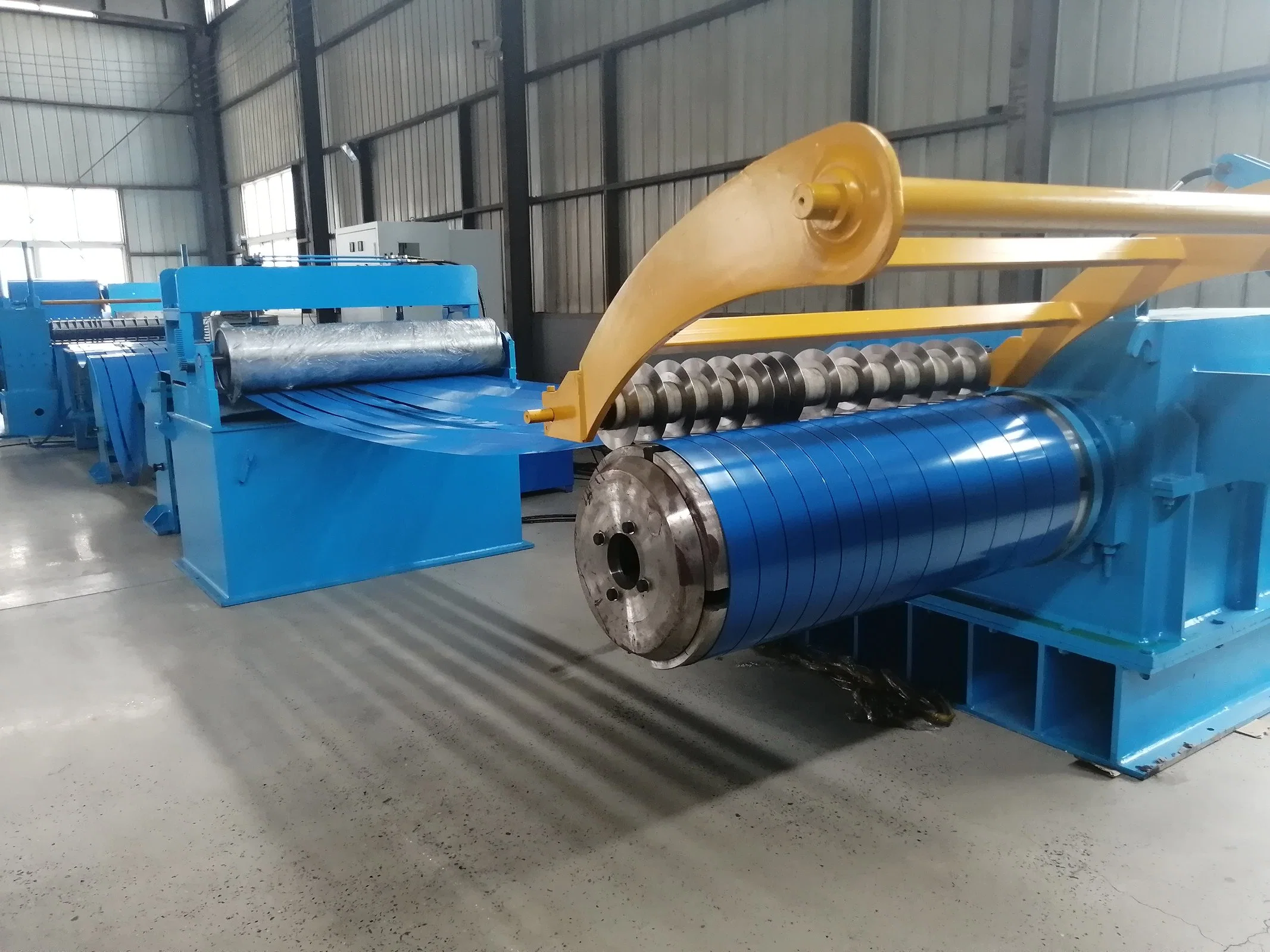 Metal Sheet Coil Leveling Device and Slitting Stripes Steel Slitting Machine