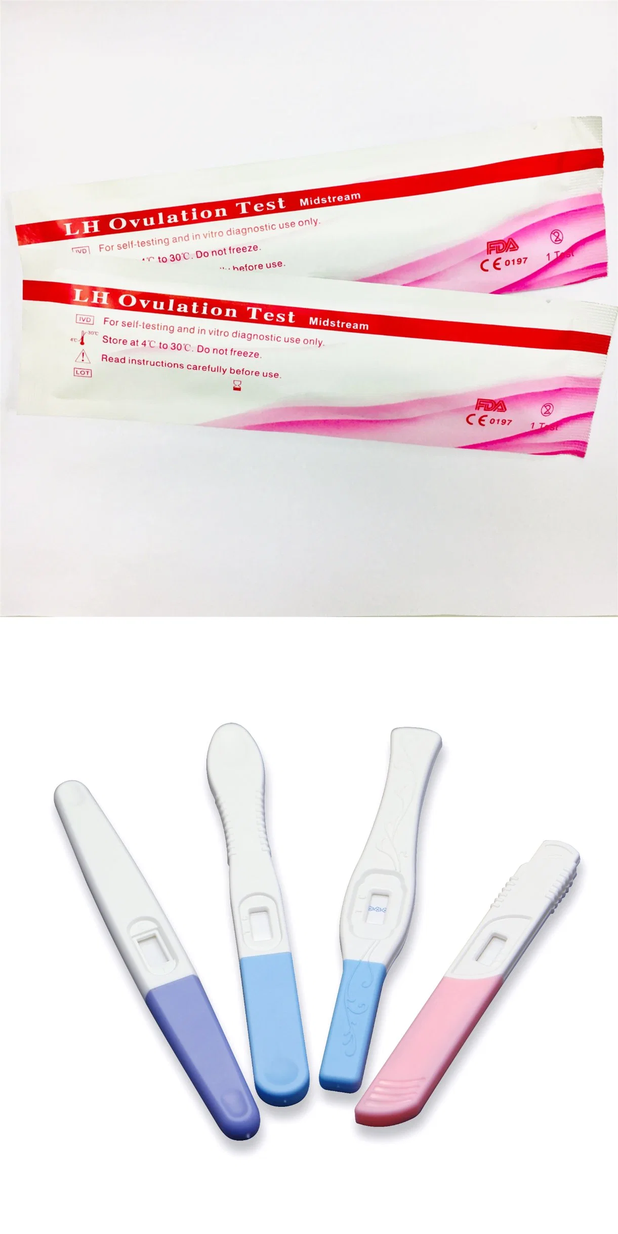 CE معتمد Home Use Urine OEM Packaging LH Ovulation Test