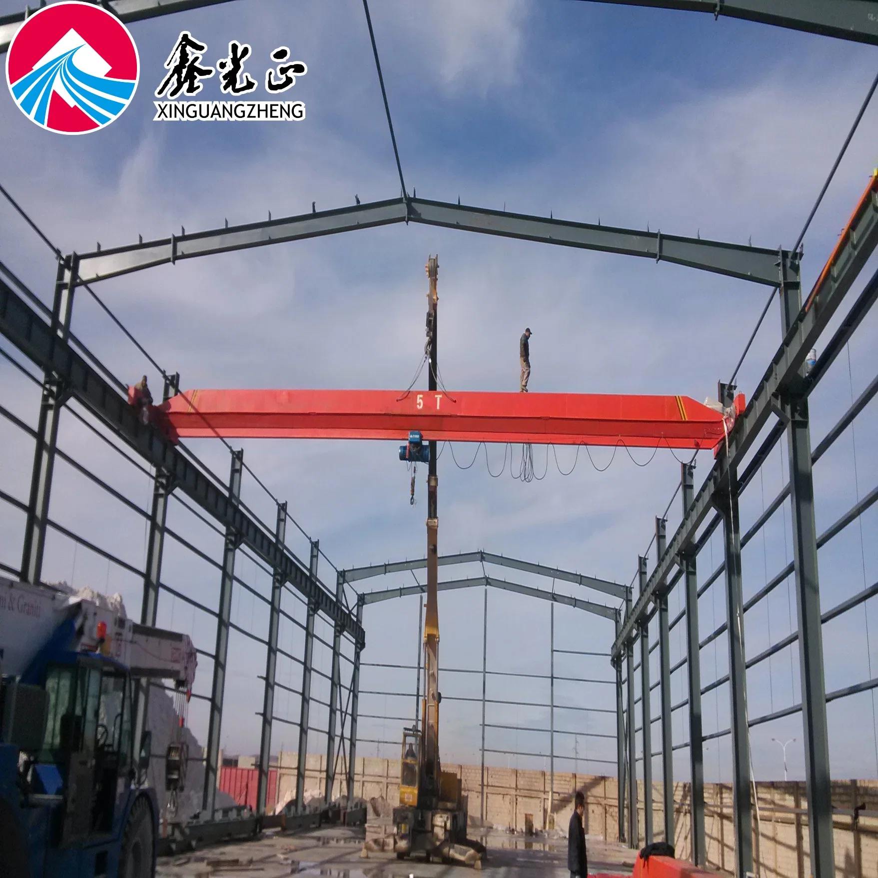 Q345, Painted H Welded Section Steel Structure Building Material for Sale