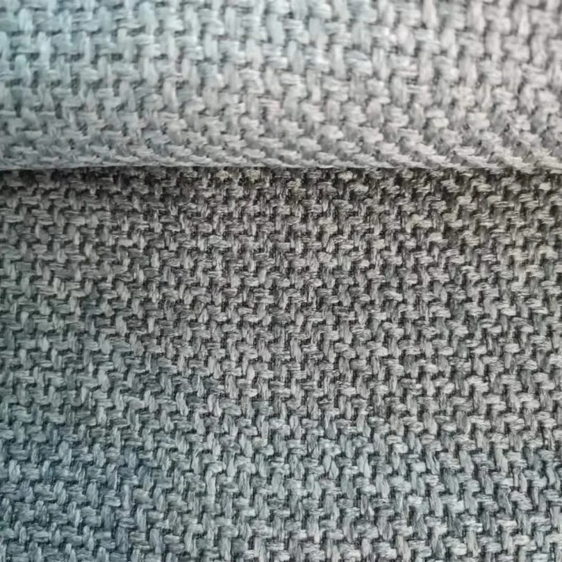 Price Per Yard Linen Fabric for Sofa Polyester Linen Look Fabric Chair Covers Living Room Imitation Hemp Fabric