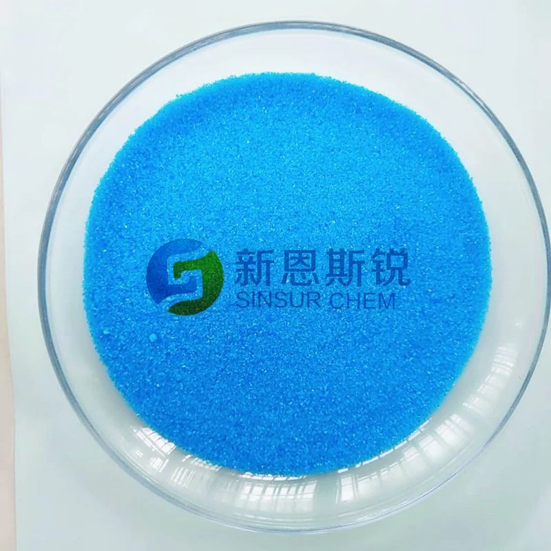 Sulfato de cobre industrial inorgânico CuSO4.5H2O granular