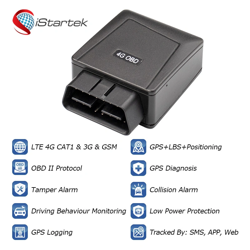 Best Navigation 2g 4G OBD Smart Car System Devise OBD2 GPS Tracking with Fuel Level Sensor