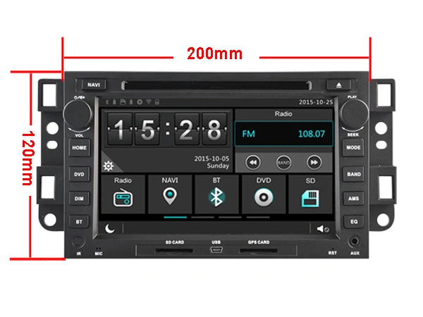 Witson Quad-Core Android 11 Car DVD GPS for Chevrolet Epica/Captiva Built in 16GB Inand Flash