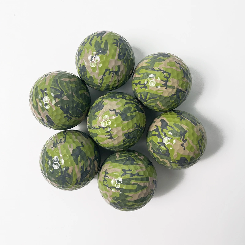 Manufacturer Golf Gift Golf Ball with Camouflage Pattern Printing Gift Ball for Friends