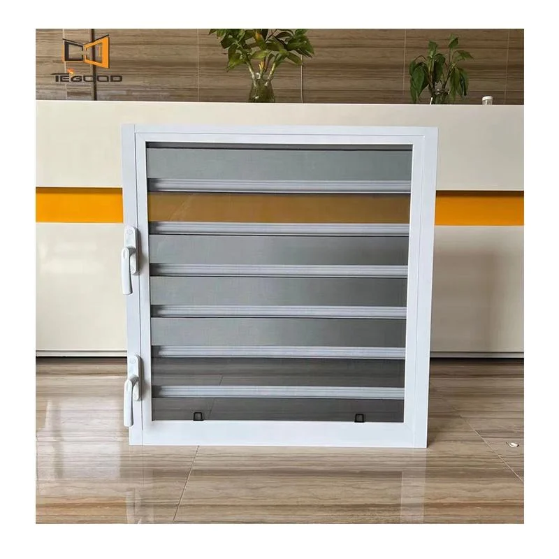 Tegood Modern High Quality Rotatable California Aluminum Alloy Safety Shutter Window Louvers Windows for Hotel