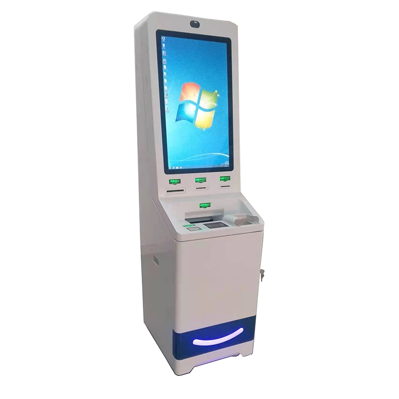 Movable Standing White Self Service Kiosk for Hospital