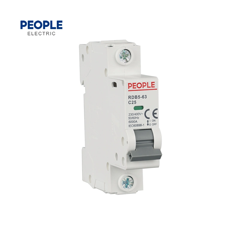 People 3p Rdb5le-63 3p+N RCBO-Fehlerstromschutzschalter 230V Mit CB CCC