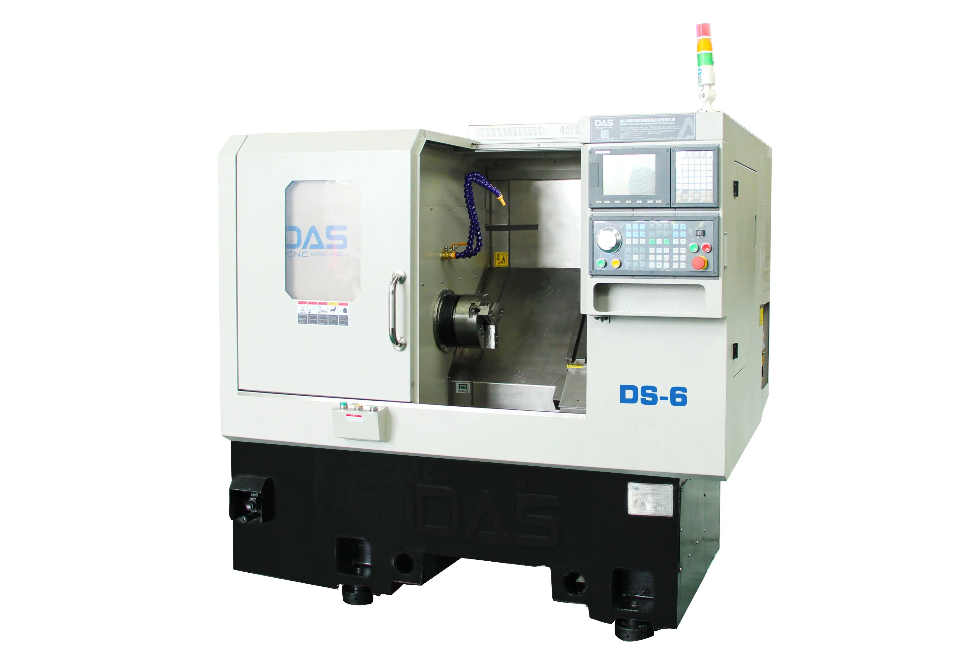 Ds-6e High Accuracy Hydraulic Chuck Metal Aotumatic CNC Lathe for Processing Part