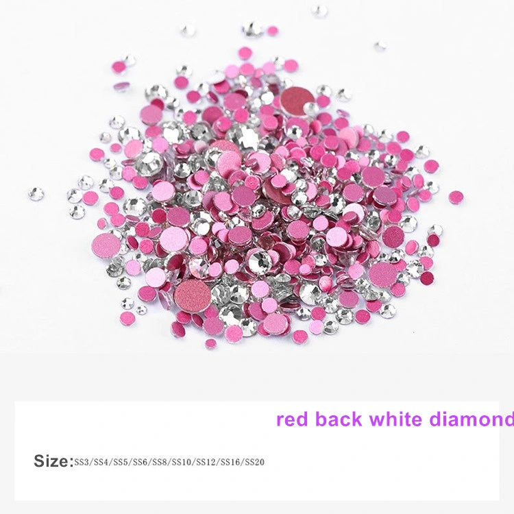 8 Styles Nail Art Rhinestone Stone Glass Diamond Crystal Design Decoration