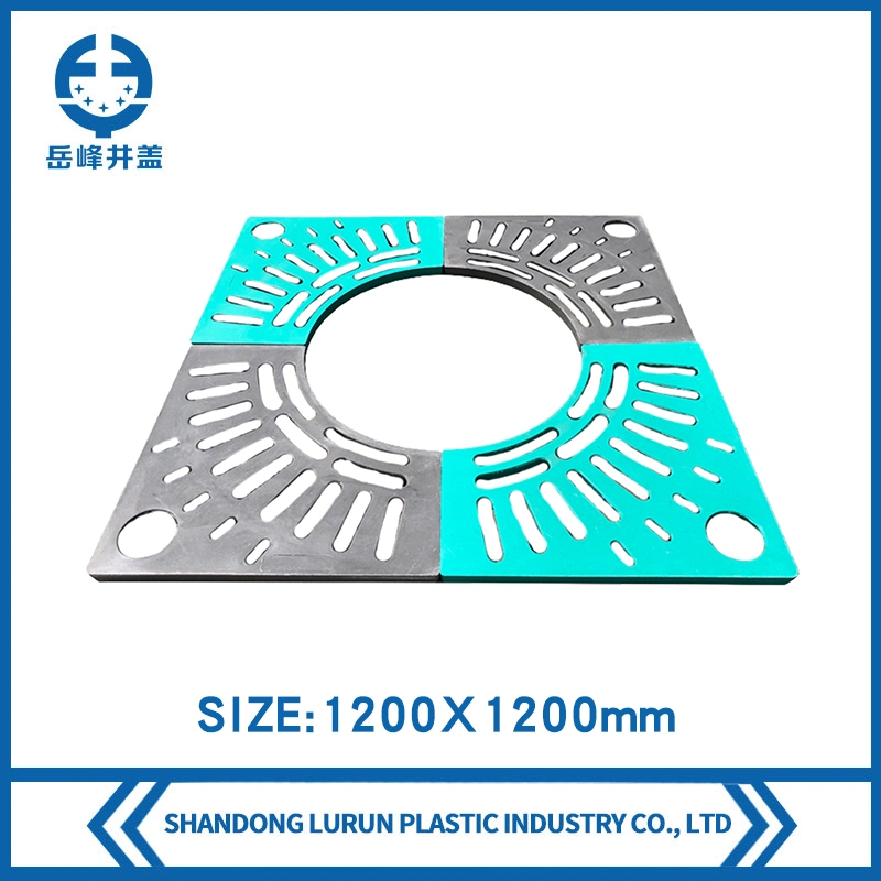 En124 Decorative Wastewater FRP Resin BMC/SMC/FRP Manhole Cover with Gasket