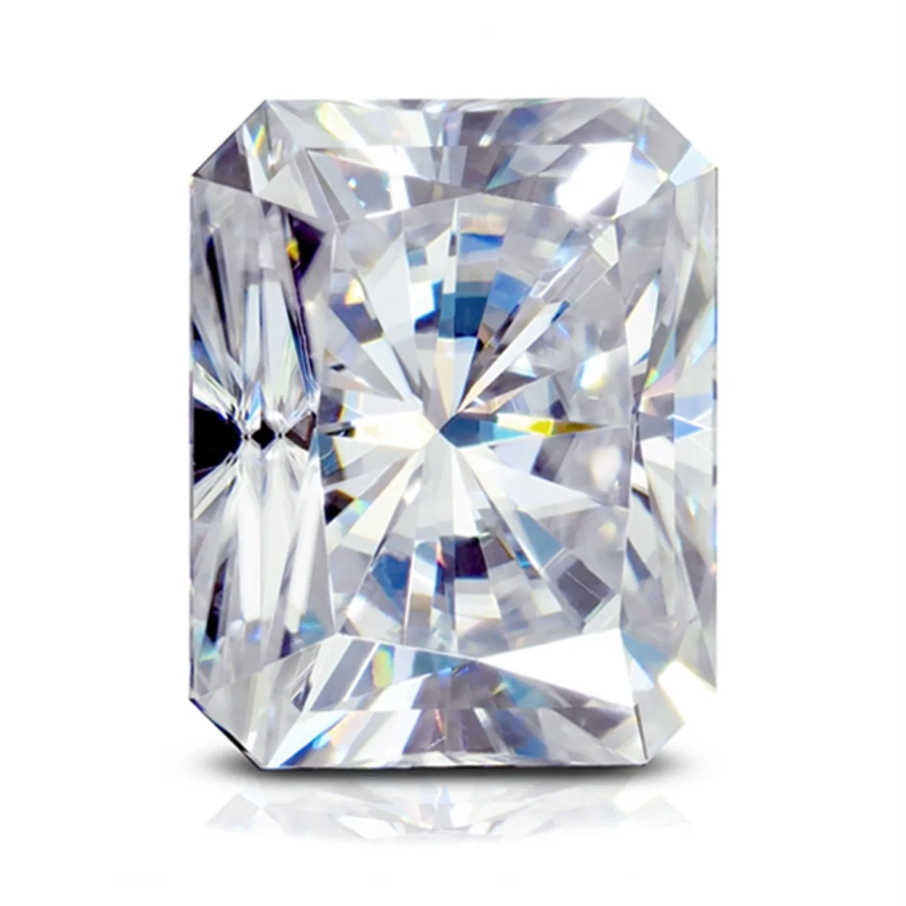 GRA-zertifiziert Def GH Color 1CT 2CT 3CT 4CT 5CT Oval Smaragd Radiant Cut Feuerarbeit aus losen Moissanit Diamanten