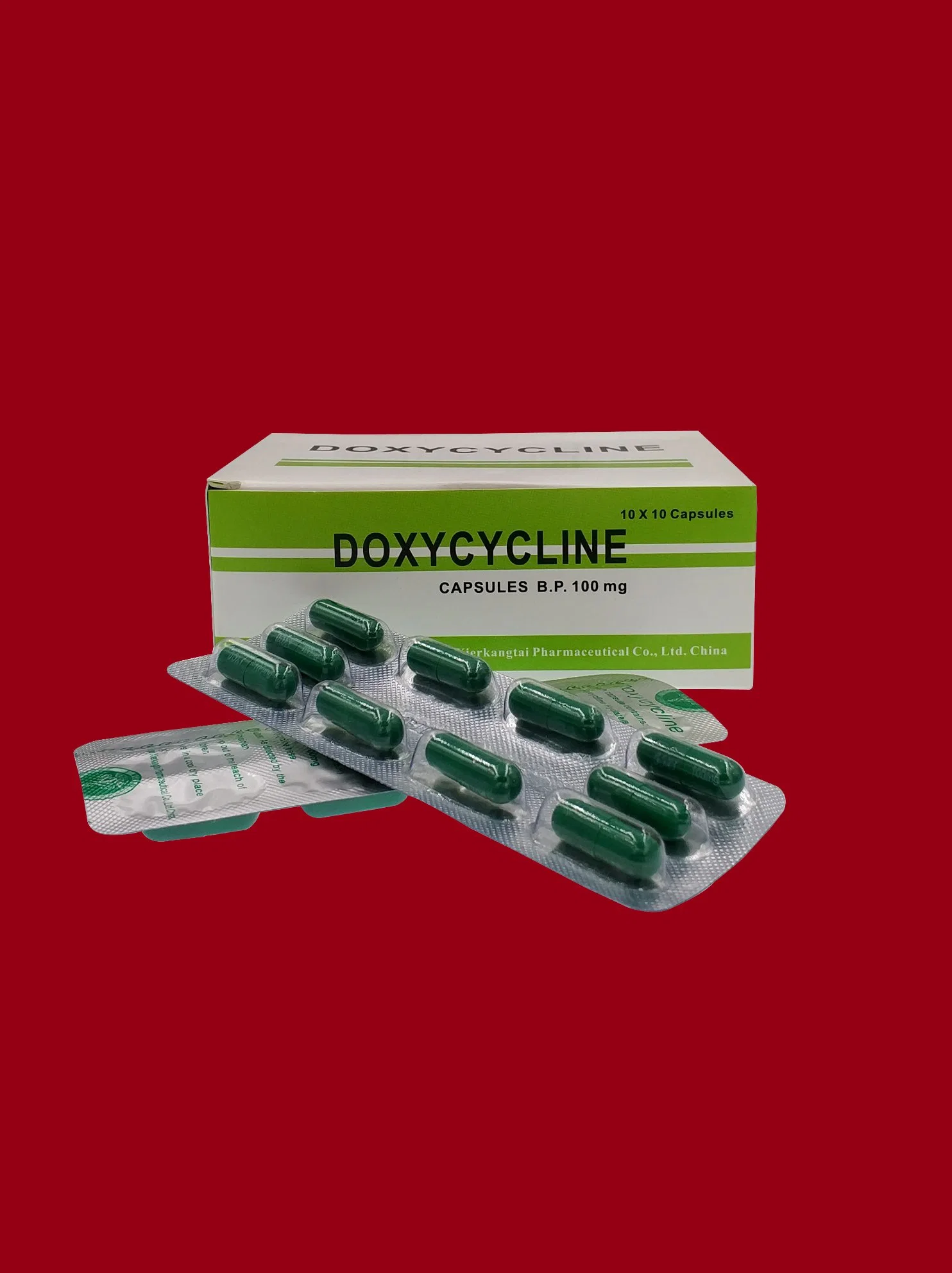 Cápsula de doxiciclina 100mg GMP