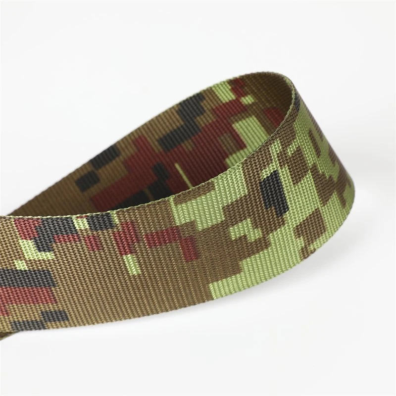 OEM Custom Mil Spec Custom Tactical Heavy Duty Camo Nylon Camouflage Tape 25 mm Webbing