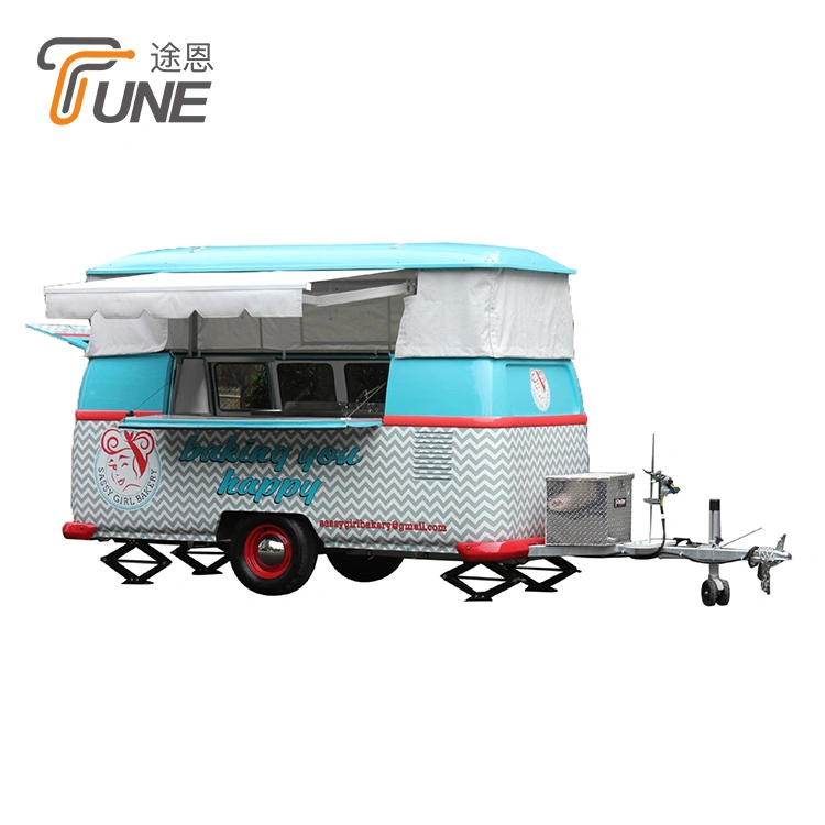 Qingdao Tune Hot Dog Food Cart Neuer Mobiler Food Trailer Hamburger-Karts zum Verkauf