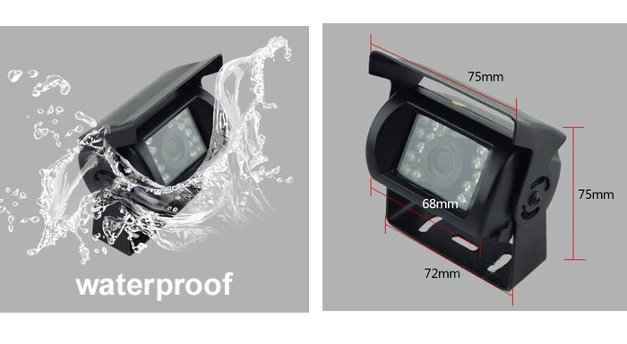 Bus/Truck/RV/Campervan/Commercial Vehicle Rearview Reversing Car Camera+7" Monitor Backup Parking System