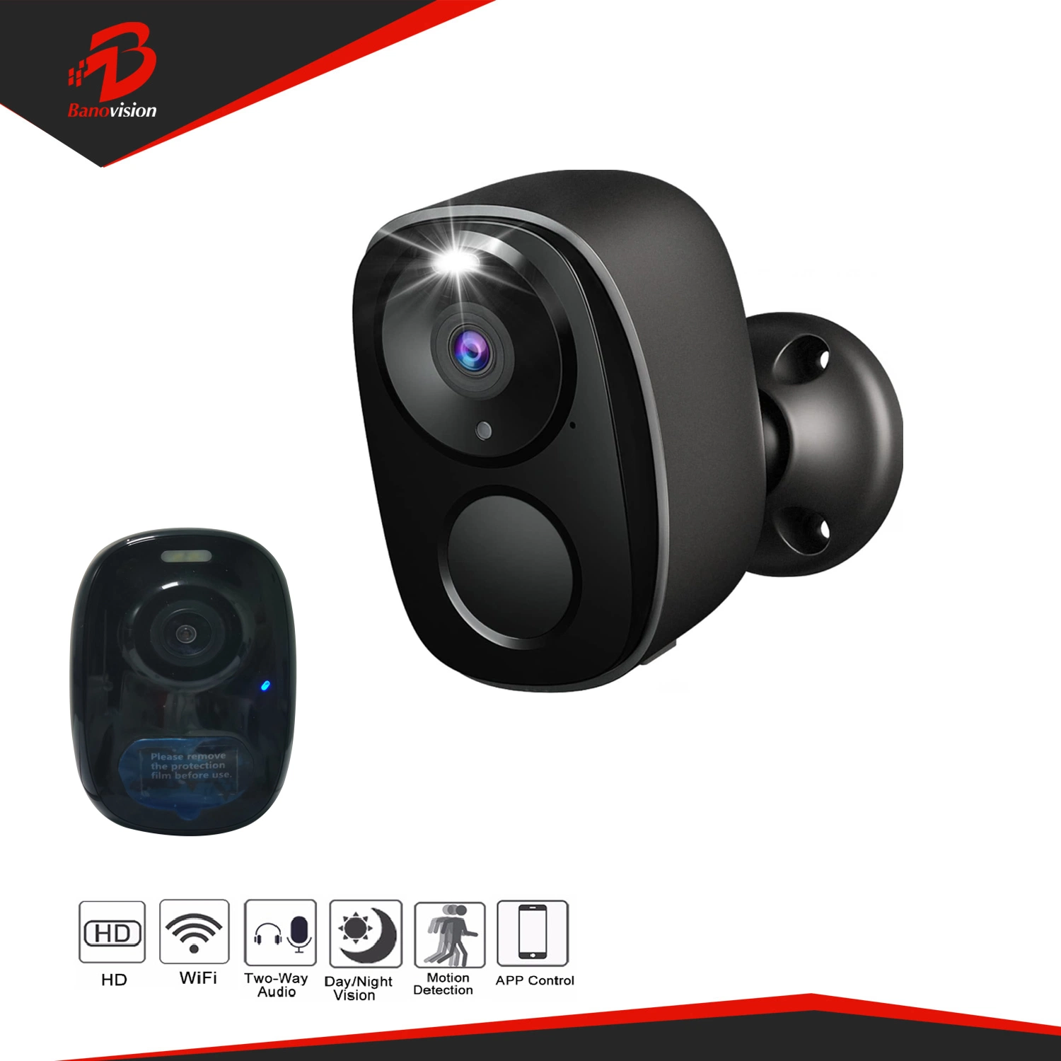 Network Smart Ai Camera IP Home Video Surveillance WiFi CCTV Security Camera