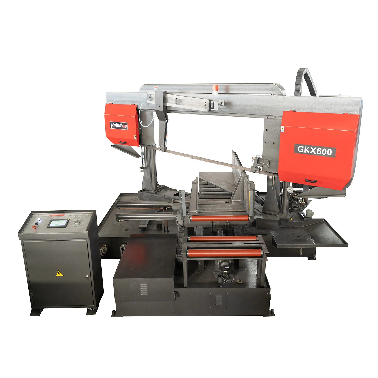 Automatic Horizontal Double Column Swival Angle Cutting Miter Band Saw