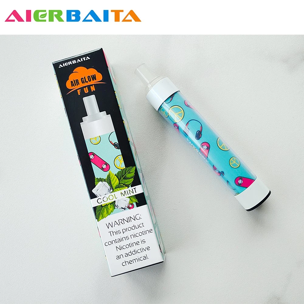 Original recarregável Vape Slim Pen Ar Glow divertidos mini e cigarro