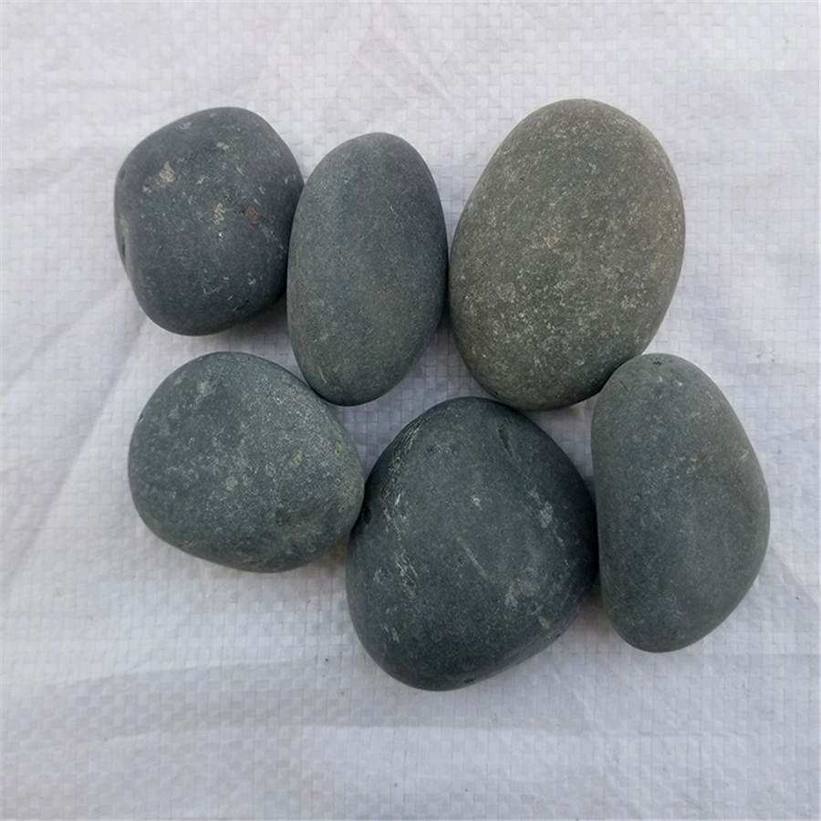 China Mexican Beach Pebbles Unpolished Black Beach Pebbles