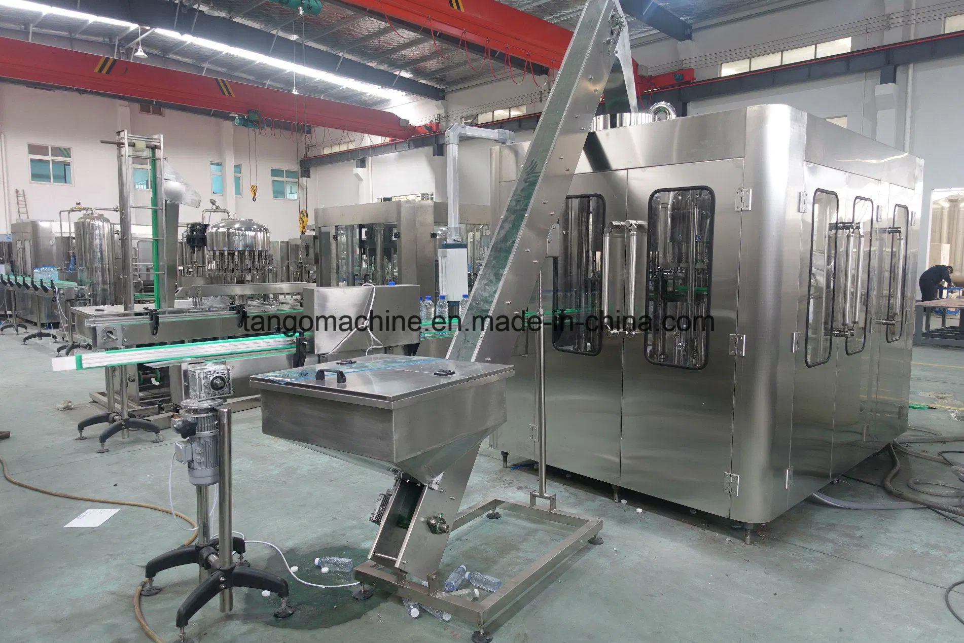 Automatic Pet Glass Bottle Washing Filling Screw Capping Machine